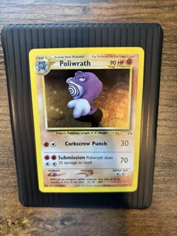 Pokemon TCG Poliwrath 9/75 Neo Discovery Holo Rare - MP/HP - Image 1