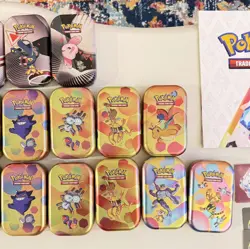 Empty Pokemon 151 and BB WF Mini Tin Lot Of 20 - Coins + Art (NO PACKS) READ - Image 3