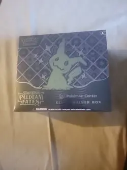Paldean Fates Pokemon Center Elite Trainer Box ETB (Exclusive) New & Sealed - Image 1