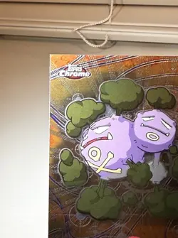 Pokemon Topps Chrome Series 2 Weezing #110 NM - Image 3