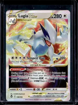 2022 Pokemon SWSH Silver Tempest Lugia VST Holo #139/195 - Image 1