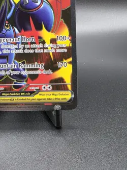 Pokemon Mega Heracross EX Me02: Phantasmal Flames Full Art Holo 108/094 - Image 5