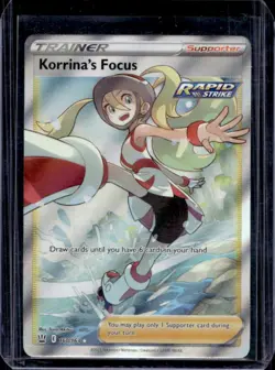 2021 Pokemon SWSH Battle Styles Korrina's Focus #160/163 - Image 1