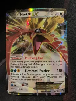 Ho-Oh EX - 92/122 - Ultra Rare NM Pokemon XY Breakpoint - Image 1