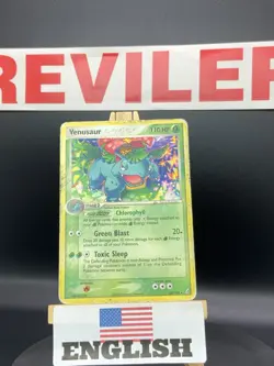 Venusaur 28/100 Non-Holo Rare Ex Crystal Guardians Pokemon TCG creased - HP - Image 1