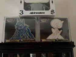 Pokemon Center Mega Evolution Gardevoir & Lucario ETB Elite Trainer Box Set Of 2 - Image 1