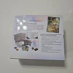 Pokemon Prismatic Evolutions Pokemon Center PC ETB Sealed New Elite Trainer Box - Image 3