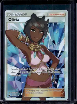 2017 Pokemon Sun & Moon Crimson Invasion Olivia #111/111 - Image 1