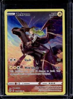 2022 Pokemon SWSH Brilliant Stars Zekrom Trainer Gallery Holo #TG05/TG30 - Image 1