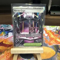 NM Battle Cage Full Art 116/094 Phantasmal Flames Pokemon TCG NM - Image 1