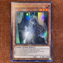 Yugioh - Ghost Belle & Haunted Mansion DUDE-EN004 1st Edition Ultra Rare NM - Image 1