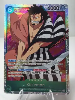 Kin'emon One Piece Romance Dawn #OP01-040 SR English Near Mint - Image 1