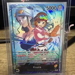 One Piece Legacy Of The Master Koala OP12-081 Leader Alt Art English Nico Robin - Image 1