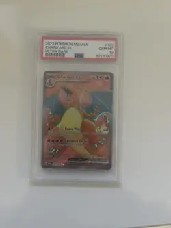 Charizard EX 183/165 Scarlet & Violet 151 Pokemon TCG PSA 10 English - Image 1