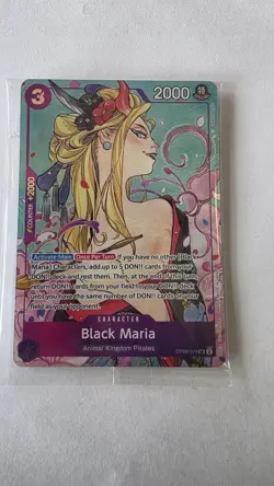 Black Maria (Illustration Box Vol.2) OP08-074 One Piece Promotion Cards Foil - Image 1
