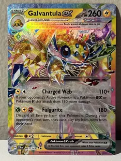 Pokemon TCG - Stellar Crown 2 Card Lot Lapras And Galvantula EX - Image 4