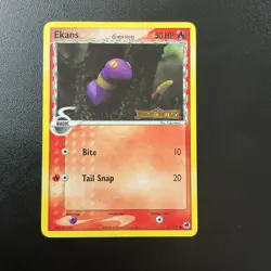 Ekans 47/101 EX Dragon Frontiers Stamped Reverse Holo Pokemon Card - Image 1