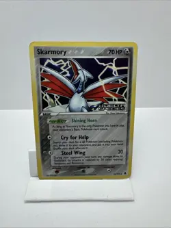 Pokemon 2005 Delta Species Skarmory #55/113 Reverse Holo Uncommon Card (HP) - Image 1