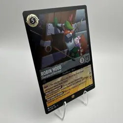 Disney Lorcana Robin Hood 190/204 Legendary Champion of Sherwood Cold Foil Card - Image 2