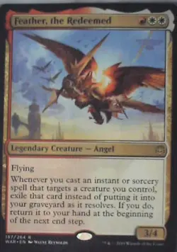 Feather, the Redeemed - War of the Spark: #197, Magic: The Gathering Nm C252 - Image 1