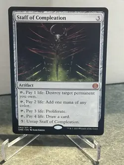 Staff of Compleation - Phyrexia: All Will Be One (242) | NM Normal | [ONE] LC1 - Image 1