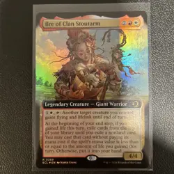 WOTC Lorwyn Eclipsed Bre of Clan Stoutarm (Extended Art) (R) (Foil) NM - Image 1