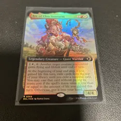 WOTC Lorwyn Eclipsed Bre of Clan Stoutarm (Extended Art) (R) (Foil) NM - Image 2