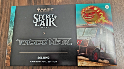 MTG Secret Lair FOIL Edition Playstation Twisted Metal Sol Ring Sealed Pack - Image 1
