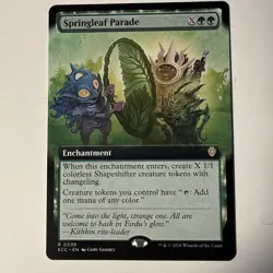 Springleaf Parade (Extended Art) Commander: Lorwyn Eclipsed Regular - Image 1