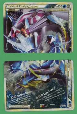 Palkia & Dialga Legend Pokemon Triumphant Legends Top & Bottom 101/102 102/10... - Image 1