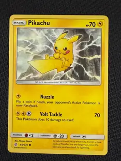 Pikachu 66/236 Common non-holo Cosmic Eclipse - Pokemon TCG - Image 1
