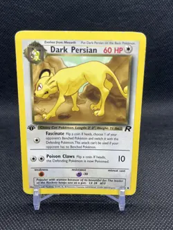 Pokemon DARK PERSIAN - 42/82 - 1st Edition Team Rocket- MP - Image 1