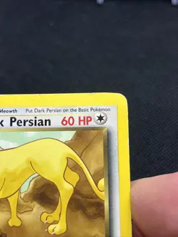 Pokemon DARK PERSIAN - 42/82 - 1st Edition Team Rocket- MP - Image 3