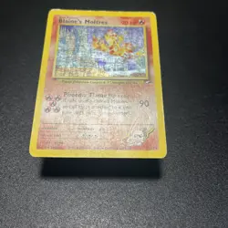 Pokemon TCG Blaine's Moltres Gym Heroes 1/132 Holo Unlimited Holo Rare WOTC 1999 - Image 4