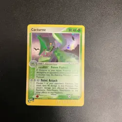 Pokemon TCG Cacturne 2/100 Holo, Sandstorm 2003 - Image 1