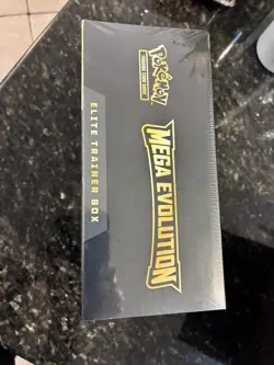 Pokemon MEGA EVOLUTION ETB & Booster Bundle Factory SEALED New other small tear - Image 4