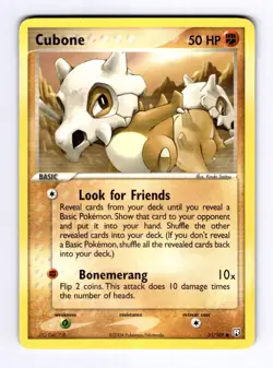 Cubone Team Rocket Returns #51 (2004) Common NM Pokemon - Image 1