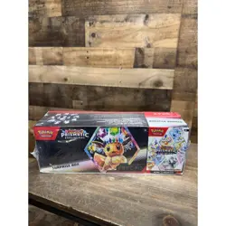 Pokemon TCG Prismatic Evolutions Surprise Box & Booster Bundle 2-Pack Sealed - Image 1