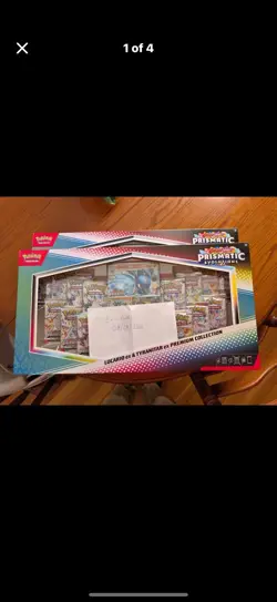 Pokemon Prismatic Evolutions Sams Club Lucario Tyranitar Premium Collection Box - Image 1