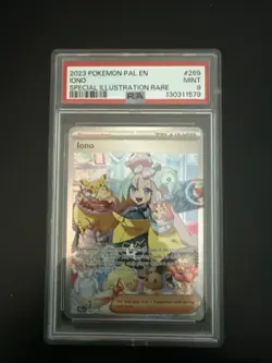 Pokemon TCG 2023 Paldea Evolved Trainer Iono 269/193 SIR PSA 9 Mint - Image 1
