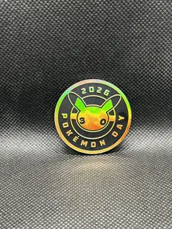 Pikachu PROMO STAMPED 30TH ANNIVERSARY 2026 POKEMON DAY + COIN Cosmos 051/162 - Image 5
