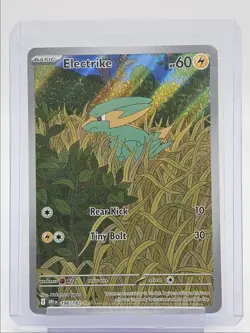 ELECTRIKE 2025 POKEMON S&V DESTINED RIVALS ILLUSTRATION RARE 196/182 Q4385 - Image 1