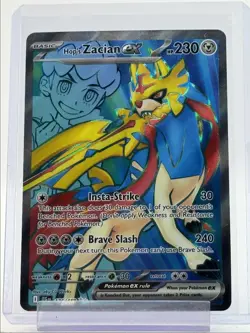 HOP'S ZACIAN EX 2025 POKEMON JOURNEY TOGETHER ULTRA RARE 176/159 Q6011 - Image 1