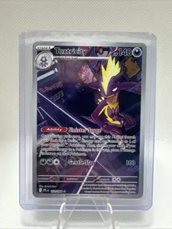 Pokemon TCG Phantasmal Flames Toxtricity 103/094 Illustration Rare NM Full Art - Image 1