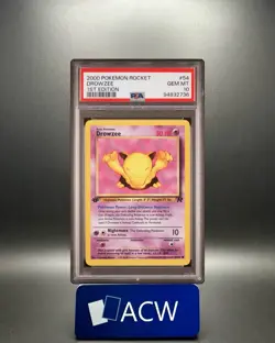 Drowzee - 2000 Team Rocket 🔥 1st Edition PSA 10 🔥 GEM Vintage Pokemon B3 - Image 1