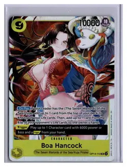 Boa Hancock OP14-112 SR The Azure Sea’s Seven One Piece TCG English NM - Image 1