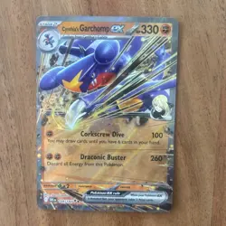 Pokemon TCG Cynthia's Garchomp EX 104/182 Double Rare Destined Rivals NM Card - Image 1