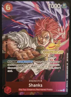 Shanks (CS 25-26 Event Pack) P-083 One Piece Promotion Cards Foil - Image 1