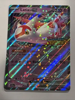 Latias ex 076/191 Surging Sparks Stamped Promo Holo Pokemon TCG Card English - Image 1
