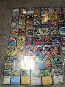 Pokemon TCG 80 Card Lot - Illustrations, Mega Charizard, PSA MINT Leafeon & More - Image 2